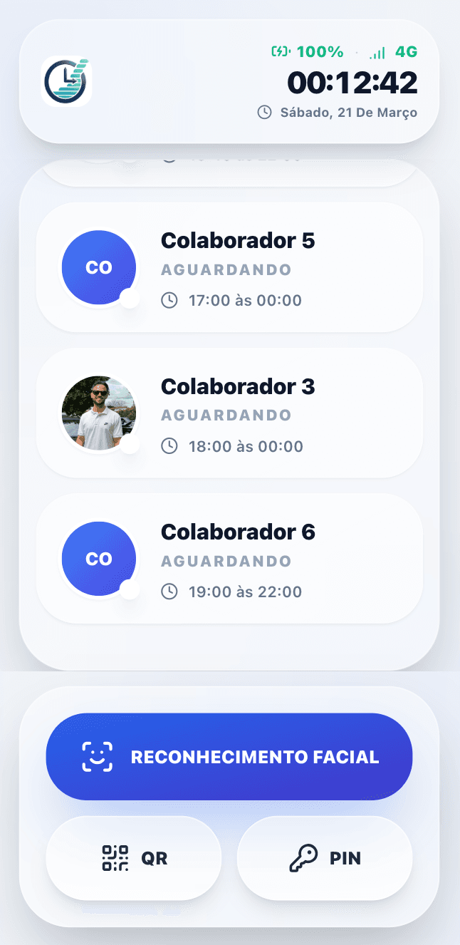Kiosk em modo celular